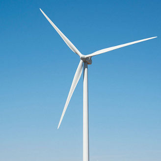 Wind mills on a wind farm