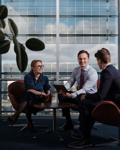 Two colleagues in Hellerup