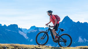 man on bike