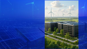 大型の風力発電施設