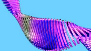 Abstract form moving