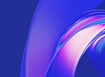 Abstract figure in purple spiral