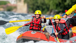 People rafting