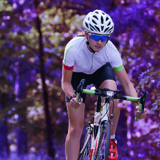 Female cyclist