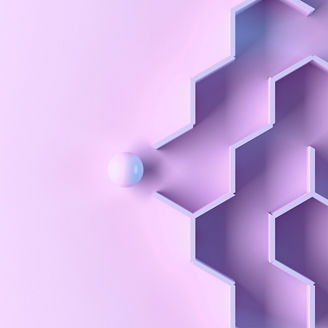 Ball at the beginning of a labyrinth