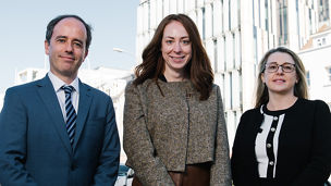 Shaun Farley, Sarah Hume and Fiona Babbe