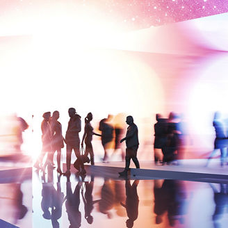 geschäftiges Treiben