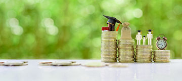 coin stacks with saving options