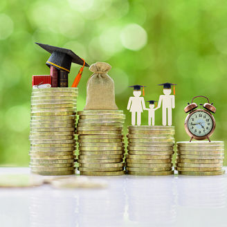 coin stacks with saving options