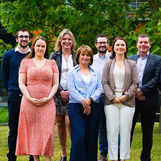 Group picture of colleagues