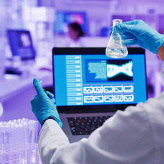 A scientist in a lab