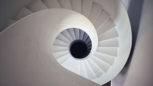 Modern spiral staircase