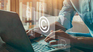 Tax person analyzing copyright regime