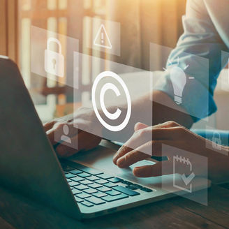 Tax person analyzing copyright regime