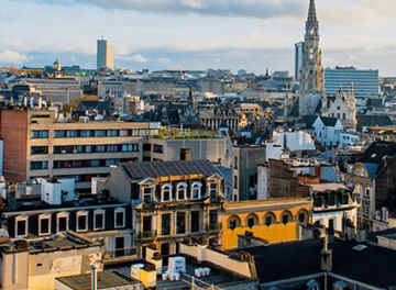 The buildings in Brussels