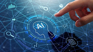 Abstract image of AI