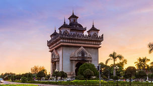 Patuxai in Vientiane, Laos