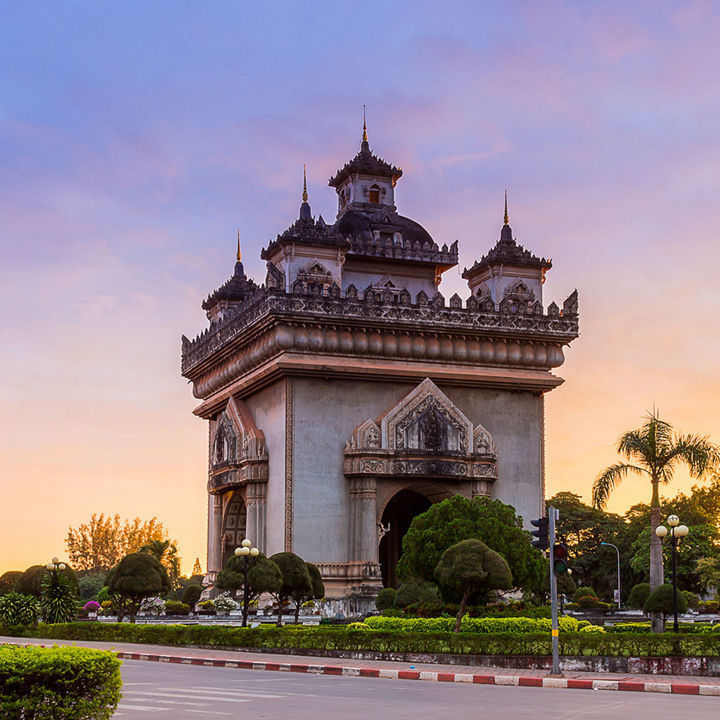 Patuxai in Vientiane, Laos