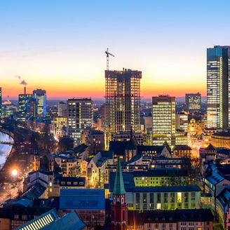 Modern city skyline