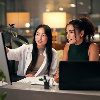 Internal Audit professionals coworking