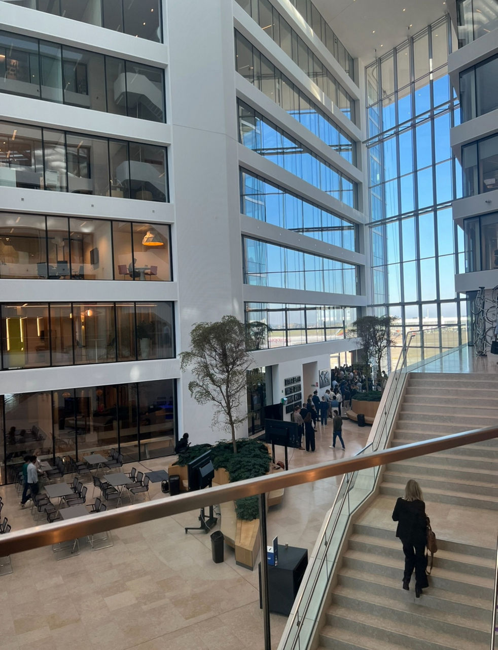 Inside the office