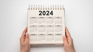 calendrier de l'année 2024