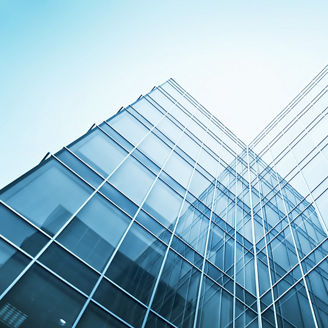 sky view of a high-rise building