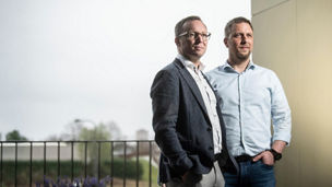 Kwinten Van Eyck of Inopsys and Matthias Marescaux of KPMG in Belgium. 