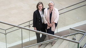 Carolien Van Echelpoel, Partner and Isabelle Meuleman, HR Director at KPMG in Belgium.