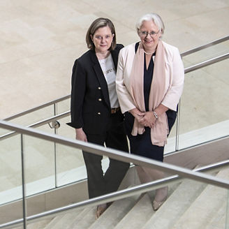 Carolien Van Echelpoel, Partner and Isabelle Meuleman, HR Director at KPMG in Belgium.