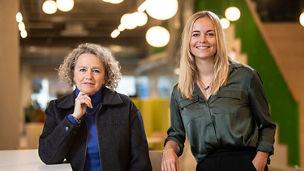 KPMG People & Change consultant Lio Smolders and Karin Van Roy of Arvesta