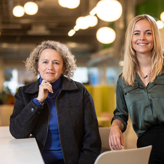 KPMG People & Change consultant Lio Smolders and Karin Van Roy of Arvesta