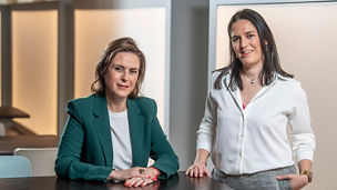 An Vanderhulst, Director Principal Enterprise Risk & Assurance at KPMG Belgium and Ann-Françoise Versele, Global Head of Sustainability at Bekaert.