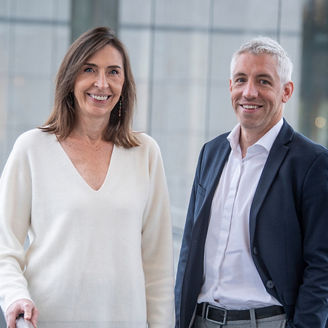 KPMG Technology expert Peter Van den Spiegel in conversation with UCB's as Global Head of Sustainability, Corporate Affairs and Risks, Veronique Toully on sustainability reporting