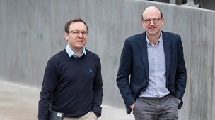 Matthias Marescaux, Director of Grants & Incentives at KPMG in Belgium, and Kris Buysens of Amcor.