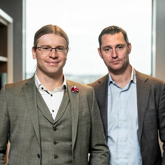 KPMG’s Partner Olivier Elst and KPMG’s Heas of AI Bart Van Rompaye