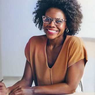 Woman laughing