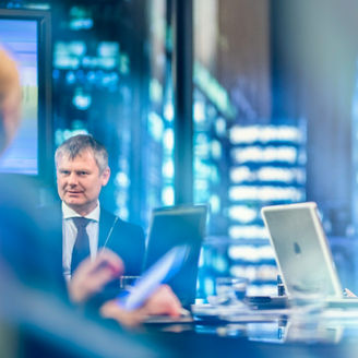 Colleagues in a meeting