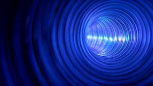 blue hole 3d abstract