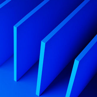blue abstract banner