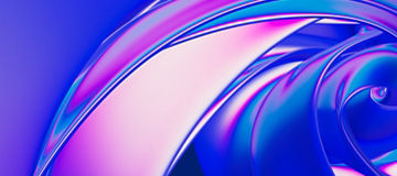 Abstract Blue Wave