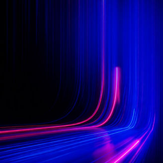 Abstract blue and pink lights