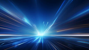 Abstract blue light speed technology