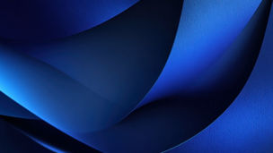 Abstract shapes in blue color, creative design