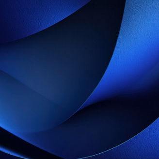 Abstract shapes in blue color, creative design