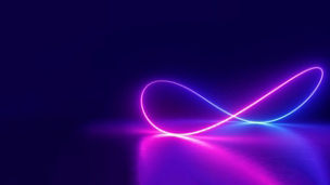 Abstract blue purple loop