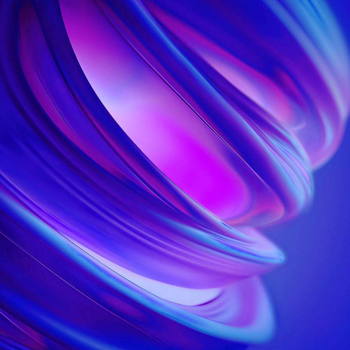 Abstract purple and blue swirls