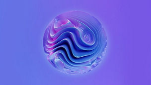 Abstract purple sphere