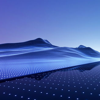 Abstrakte digitale Landschaft