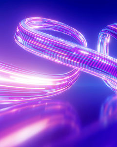 abstract light strips